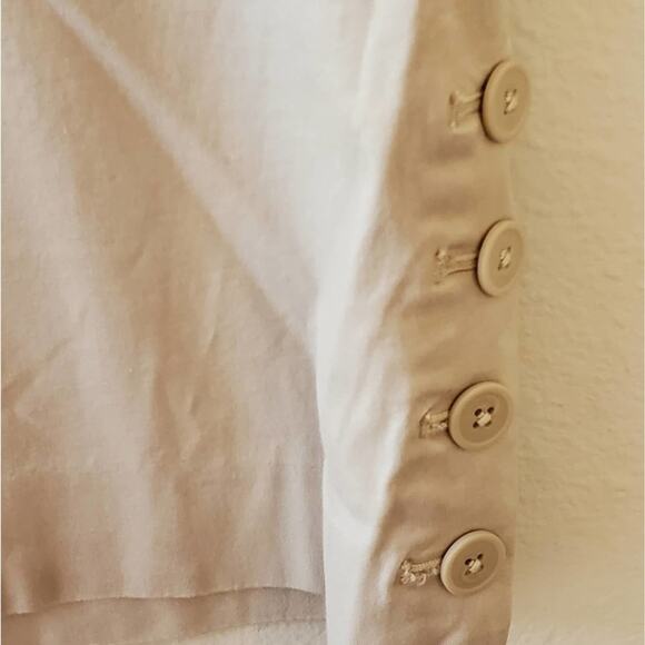 Talbots khaki button Detail shorts 7 inch plus size 16 new!!! - Picture 3 of 10